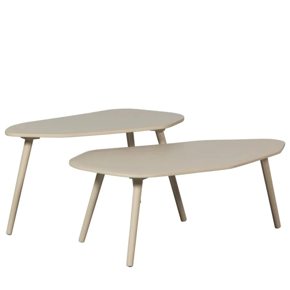 New Woood DAVINA Table basse organique en bois