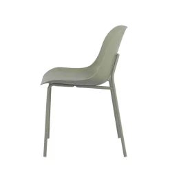 Hot Drawer DIEGO Lot de 4 chaises intérieur et extérieur en plastique et métal