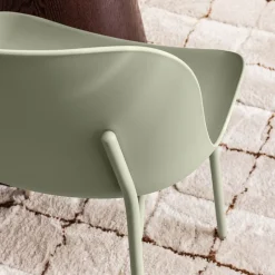 Hot Drawer DIEGO Lot de 4 chaises intérieur et extérieur en plastique et métal