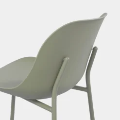Hot Drawer DIEGO Lot de 4 chaises intérieur et extérieur en plastique et métal