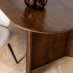 New Drawer DUMAI Table à manger 8 personnes en bois massif