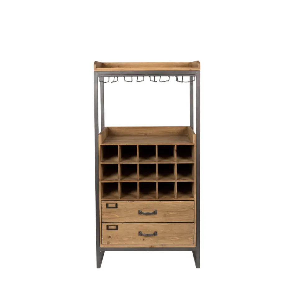 Sale No name EDGAR Armoire bar à vin vintage