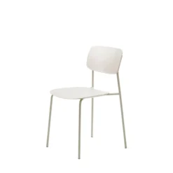 Discount No name ELIN Lot de 4 chaises en plastique et métal