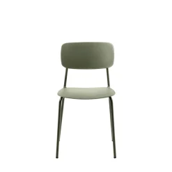 Discount No name ELIN Lot de 4 chaises en plastique et métal