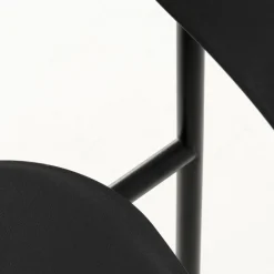 Discount No name ELIN Lot de 4 chaises en plastique et métal