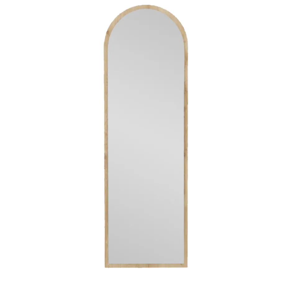 Online Drawer EMRI Miroir sur pieds en bois 50x160cm