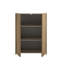 Discount Drawer ENARA Buffet haut 2 portes en bois H125cm
