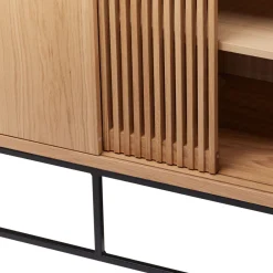 Discount Woodman ENDE Buffet 4 portes en bois L188cm