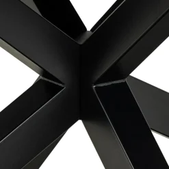 Discount Drawer EURAME Table à manger extensible 6 à 12 personnes en céramique et métal 200-240x100cm