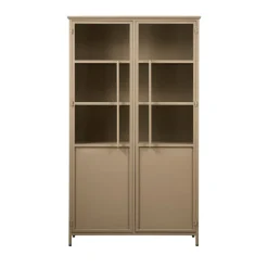 Sale Woood EXHIBIT Vitrine 2 portes en métal H170cm