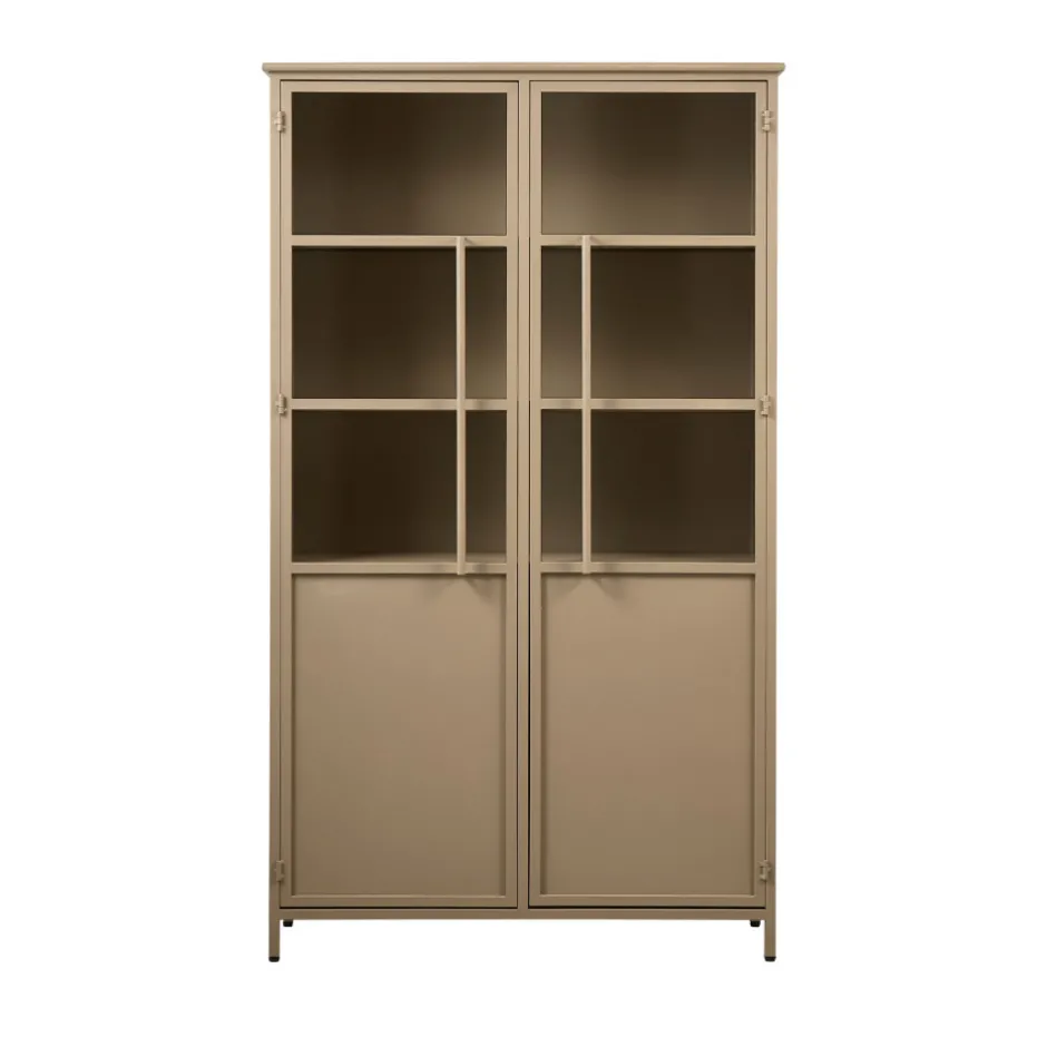 Sale Woood EXHIBIT Vitrine 2 portes en métal H170cm