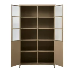 Sale Woood EXHIBIT Vitrine 2 portes en métal H170cm
