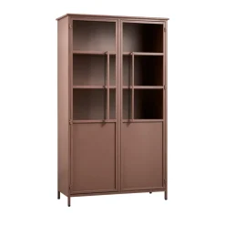 Sale Woood EXHIBIT Vitrine 2 portes en métal H170cm