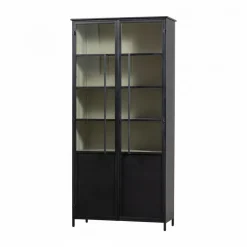 Clearance Woood EXHIBIT XL Vitrine 2 portes en métal H200cm