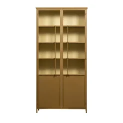 Clearance Woood EXHIBIT XL Vitrine 2 portes en métal H200cm