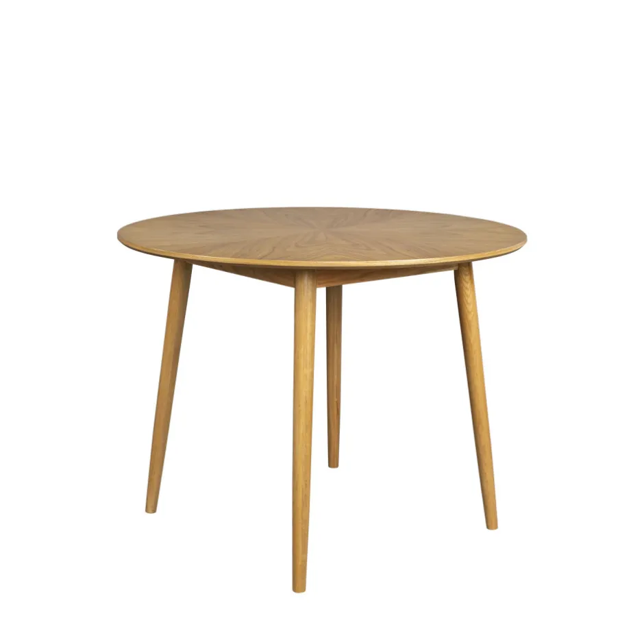 New No name FABIO Table à manger 2 personnes ronde en bois