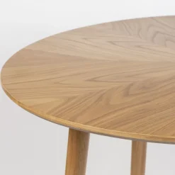 New No name FABIO Table à manger 2 personnes ronde en bois
