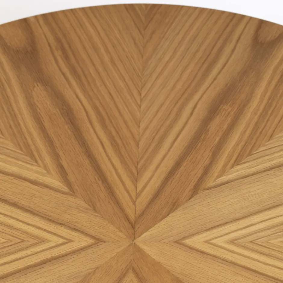 Discount No name FABIO Table basse d'appoint ronde en bois ø80cm