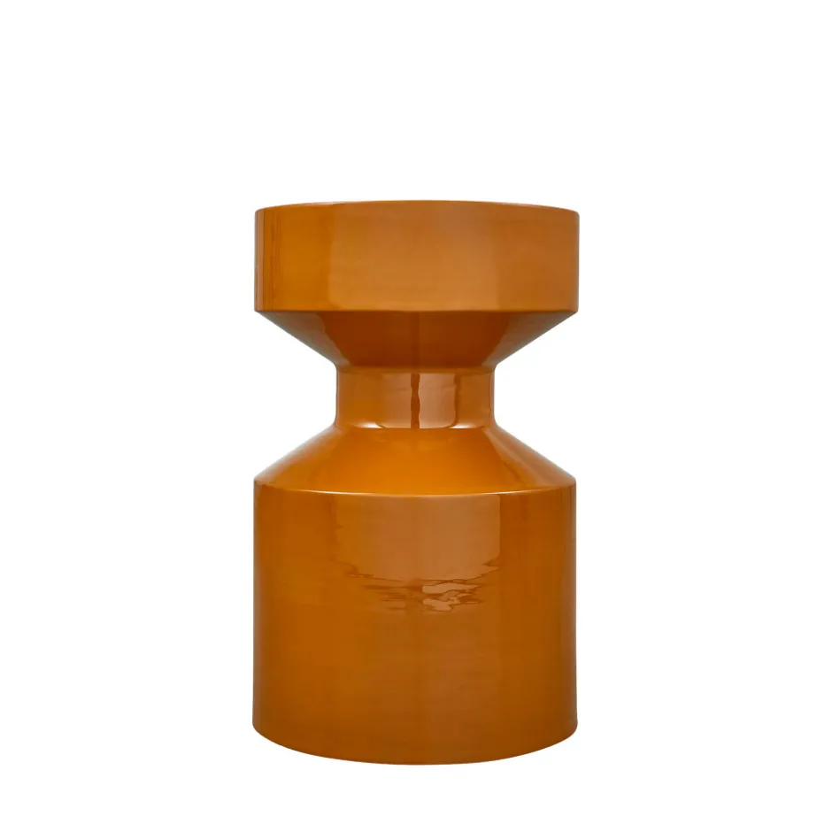 Outlet Woood FERRY Table d'appoint ronde en métal ø30cm