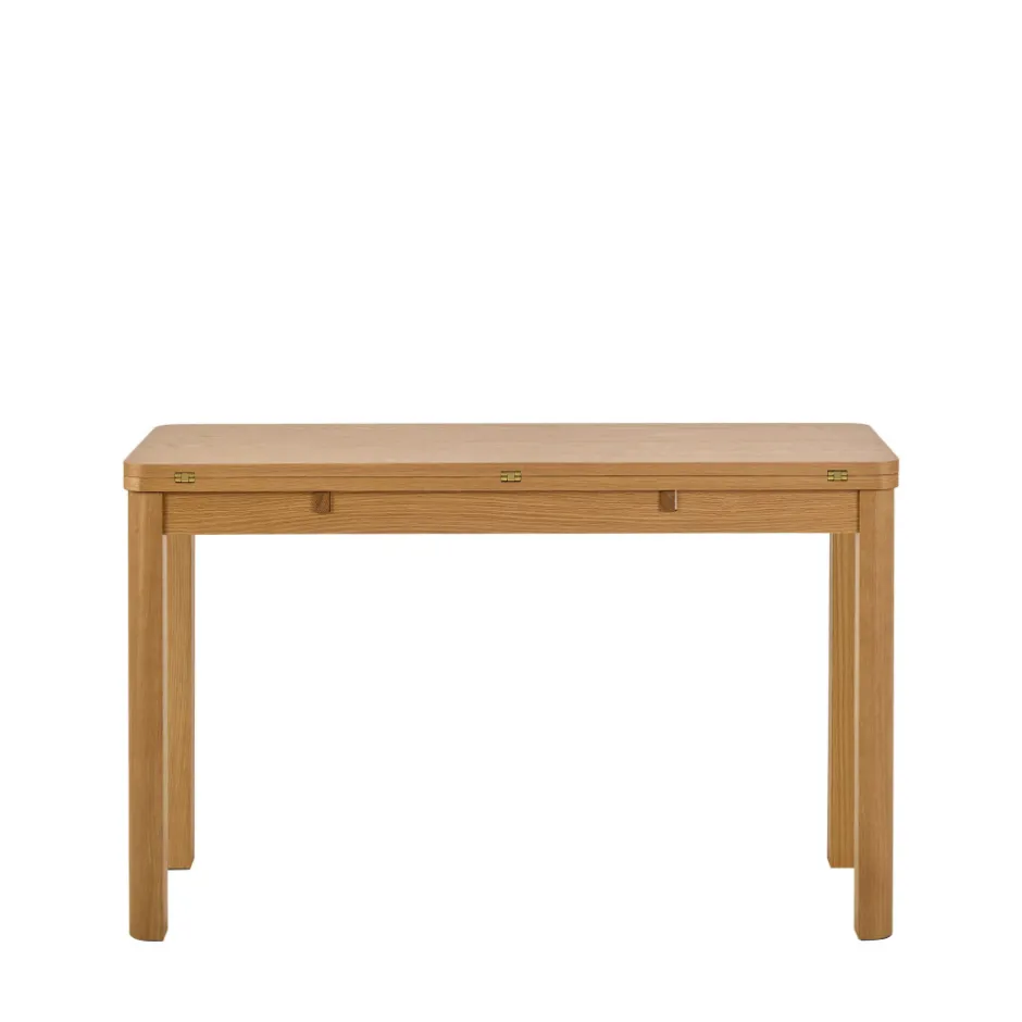 Sale Drawer FIKA Table à manger extensible 2 à 4 personnes en bois 120x45-90cm