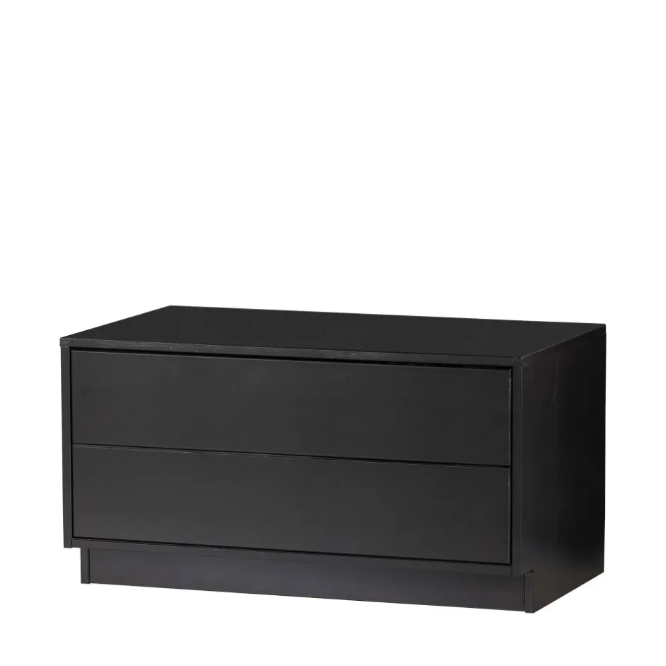 Clearance Woood FINCA Meuble TV en bois massif de pin L75cm