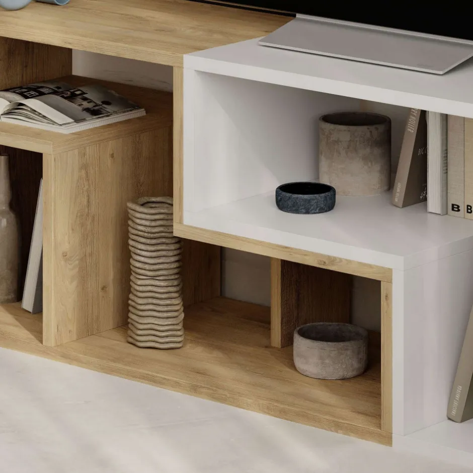 Online Drawer FLEX Meuble TV modulable en bois L145cm