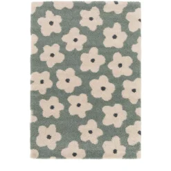 Discount Drawer FLORA Tapis contemporain à motif floral