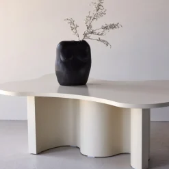 New Venture Home FLOW Table basse organique en bois 120x80cm