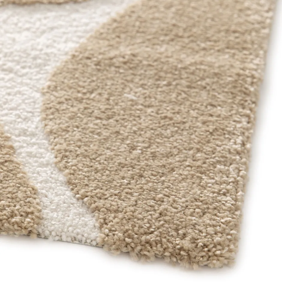 Sale Drawer FLOW Tapis contemporain à motif floral en relief