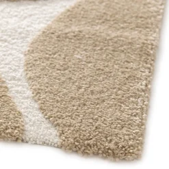 Sale Drawer FLOW Tapis contemporain à motif floral en relief