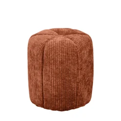 Drawer FLOWER Pouf rond en velours côtelé ø38cm