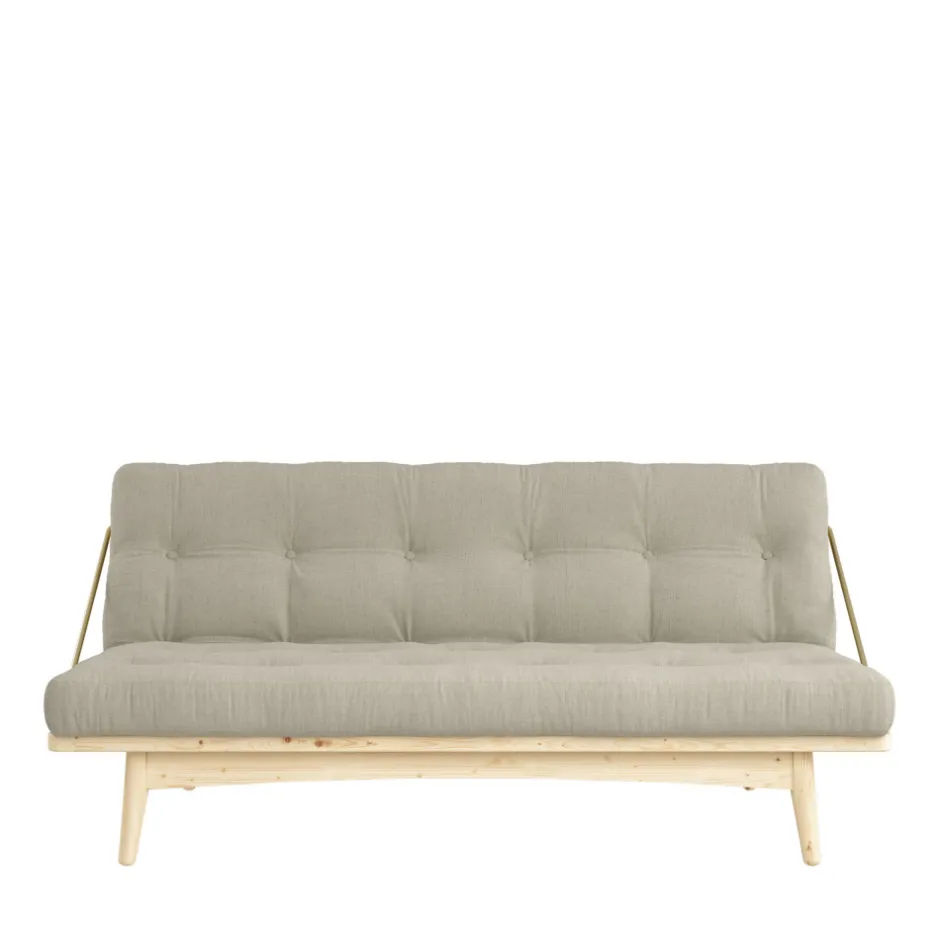New Karup Design FOLK Canapé convertible en bois naturel et tissu