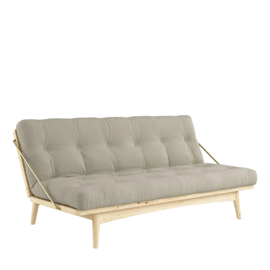 New Karup Design FOLK Canapé convertible en bois naturel et tissu