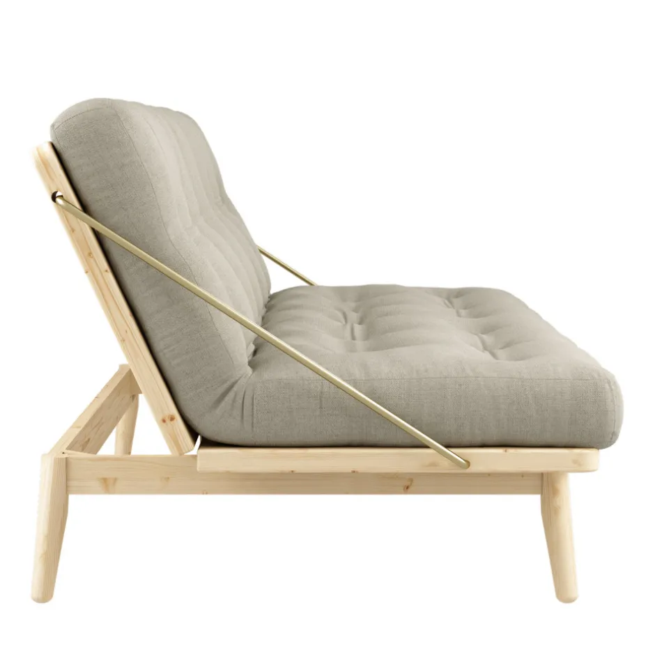 New Karup Design FOLK Canapé convertible en bois naturel et tissu