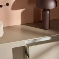 Best Venture Home FRIHAMN Meuble TV suspendu 2 tiroirs en bois L160cm