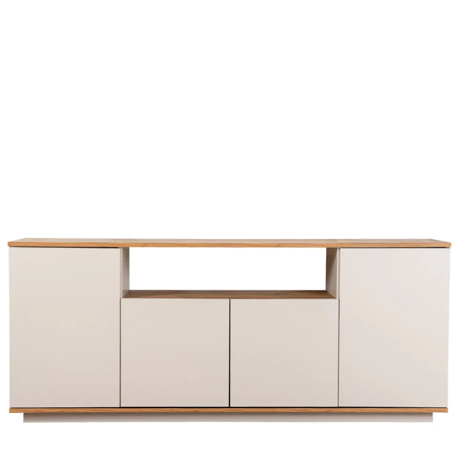 Clearance Drawer FRITZ Buffet 4 portes en bois L180cm