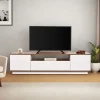 Clearance Drawer FRITZ Meuble TV 3 portes en bois L180cm