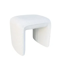 New Drawer FULL Pouf en tissu bouclette