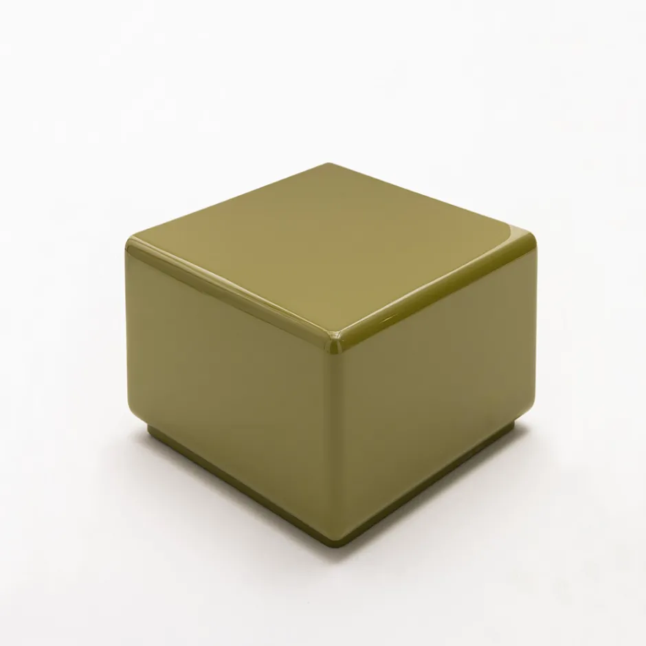 Hot Drawer GAIA Table d'appoint carrée laquée 40x40cm