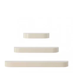 Sale Venture Home GLOW Lot de 3 étagères aux bords arrondis en bois