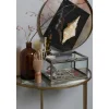 Best Woood GODDESS Console en métal et verre