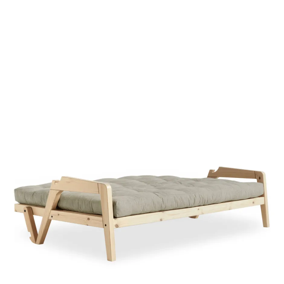 New Karup Design GRAB Canapé convertible en bois naturel et tissu