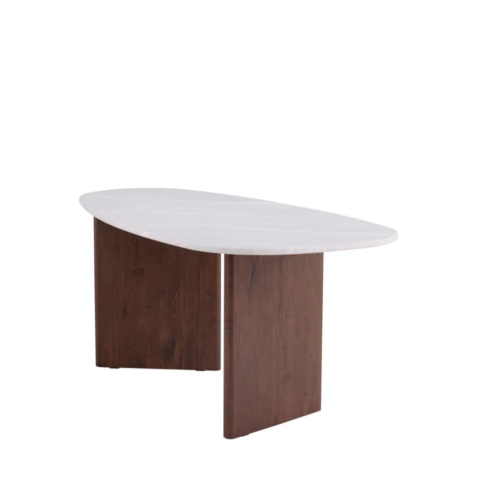 Discount Venture Home GRONVIK Table à manger 8 personnes organique effet marbre