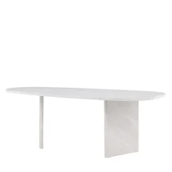 Sale Venture Home GRONVIK Table à manger 10 personnes organique effet marbre