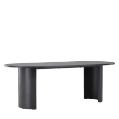 New Vind GRUNDSUND Table à manger 10 personnes ovale en bois