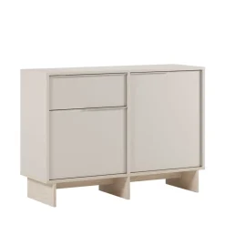Outlet Drawer HARRIET Buffet 2 portes 1 tiroir en bois et métal L120cm