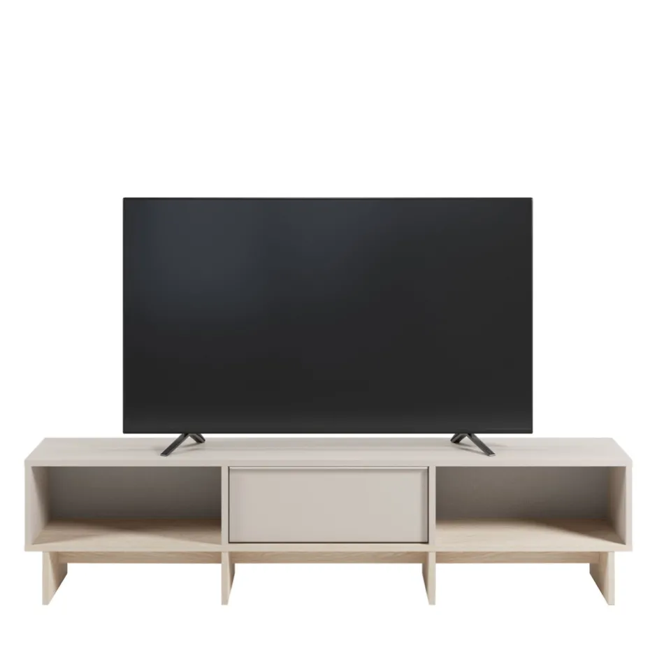 New Drawer HARRIET Meuble TV 1 porte en bois et métal L170cm