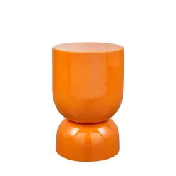 New Woood HEKLA Table d'appoint ronde en métal ø32 cm