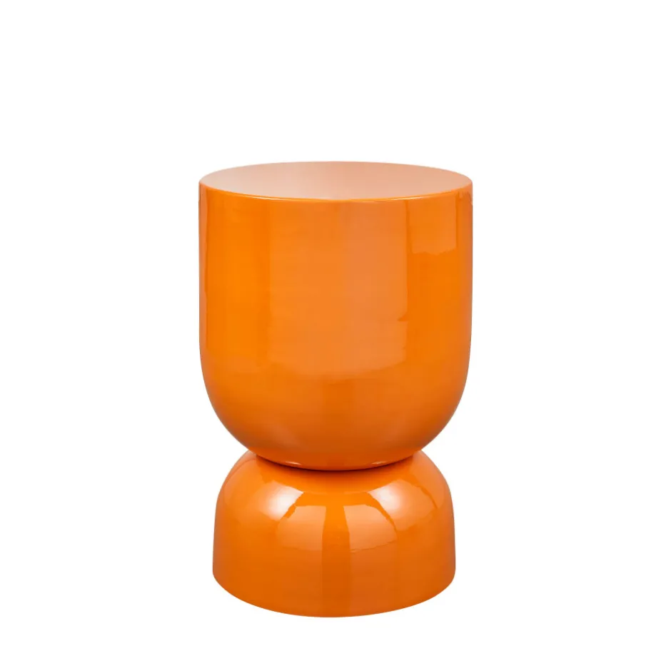 New Woood HEKLA Table d'appoint ronde en métal ø32 cm