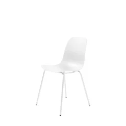 Discount No name HEL Lot de 4 chaises en plastique et métal